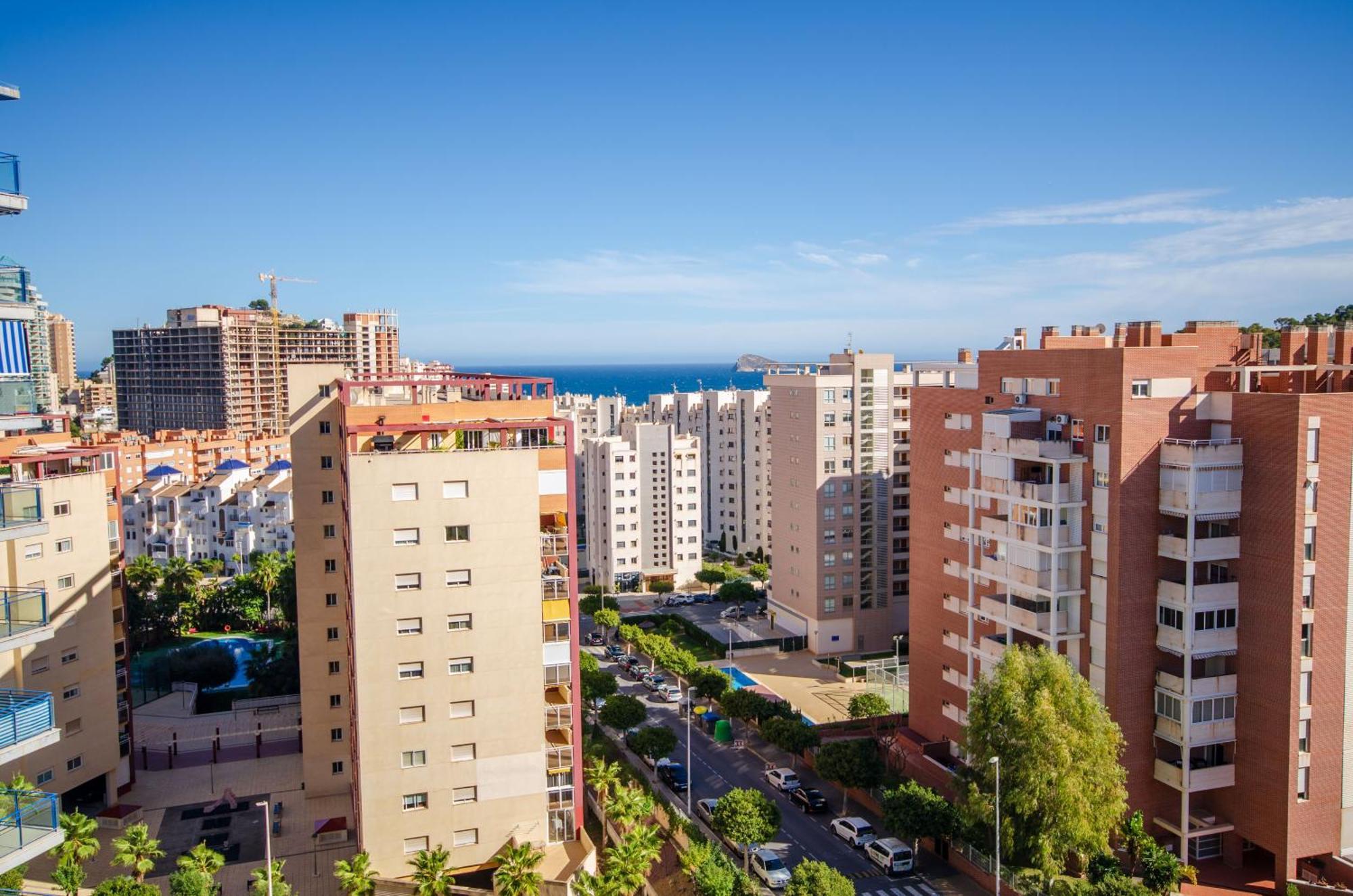 Cala Vent Mar Y Sol Poniente Beach Benidorm Extérieur photo